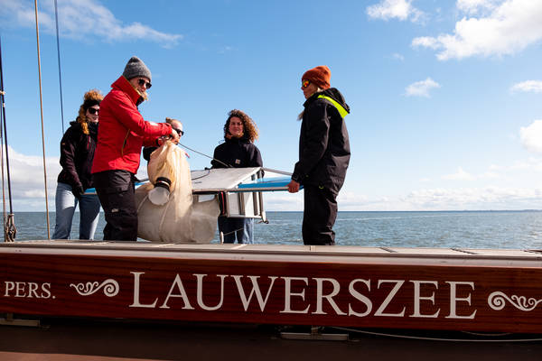 Zeilblog - Plastic expeditie op de Lauwerszee: schone manoeuvre voor de Waddenzee