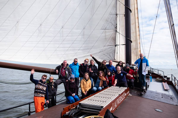 Zeilblog - Plastic expeditie op de Lauwerszee: schone manoeuvre voor de Waddenzee