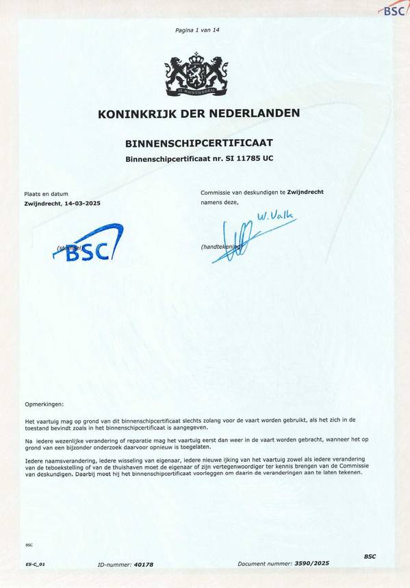 Maxima - CBB algemeen veiligheid certificaat 