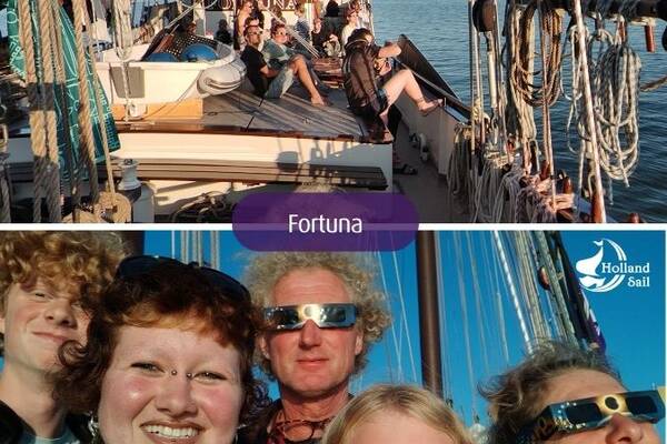 Zeilblog - De zonsverduistering op het water